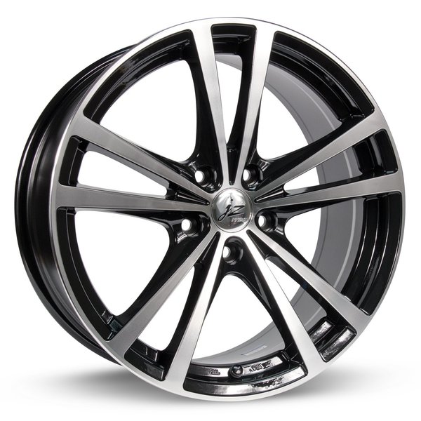 Rtx Alloy Wheel, Force 15x6.5 4x100 ET42 CB73.1 Black Machined 081222